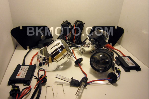 BKMOTO 2013+ ZX6R 636 HID Projector Dual headlights Halo ... wiring harness for kawasaki 636 