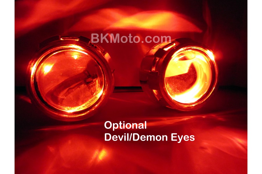 Kawasaki ZX6R 2007-2019 CCFL Demon Angel Eyes Halo lights rings kit Ninja ZX-6R 